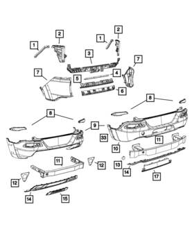 68203273ae Mopar Genuine Tow Hook Plug
