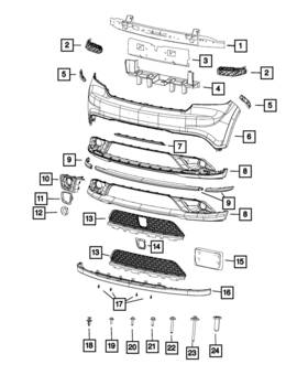 68227828aa Mopar Genuine Front Energy Absorber
