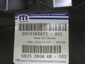 68252868ab Mopar Genuine Oem Chrysler Rear Bumper Energy Absorber 17-25 Pacifica