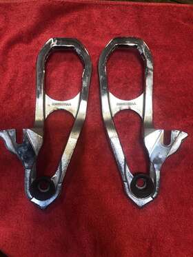 68288776aa Mopar 68323651aa Oem 2019 - 2023 Ram 1500 Chrome Tow Hooks Left 68288777aa And Right