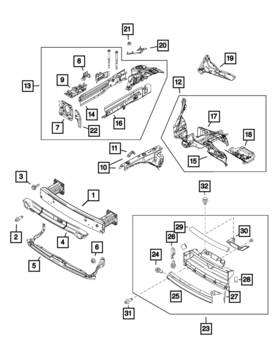 68332684aa Mopar Genuine Frame Bracket Right