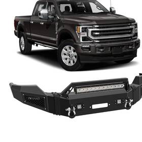 12320765 Motofatory 1x Heavy Duty Front Bumper Assembly With Led Lights For 2011-2016 Ford F 250