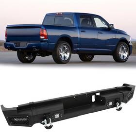 12320771 Motofatory 1x Complete Steel Rear Bumper Assembly For Dodge Ram 1500 2019-2021