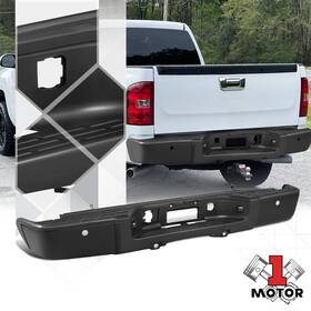 Mt1-93001mubpets Motor-1 Rear Step Bumper For 07-13 Chevy Silverado/gmc Sierra 1500 With Sensor Hole