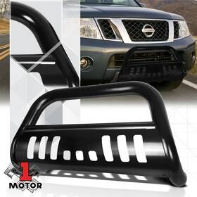 Mt1-kb620brub Motor-1 Black 3 Inch Bull/push Bar Brush Grille Guard For 05-16 Xterra/pathfinder/frontier