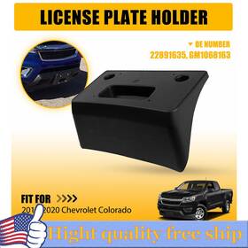 22891635 Motorworldfan Front Bumper License Plate Bracket Holder For 15-20 Chevrolet Colorado Pickup