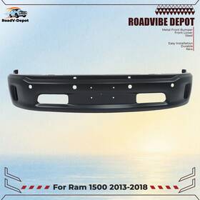 71368 Munirater Black For Ram 1500 2013-2018/classic 2019-2023 Durable Front Bumper Face Bar