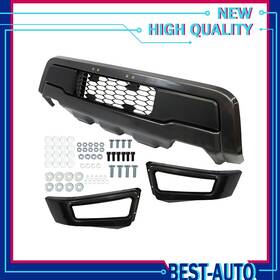 Be309814x Munirater New Steel Front Bumper Reinforcement Assembly Kit Black For Ford F-150 2021 2022