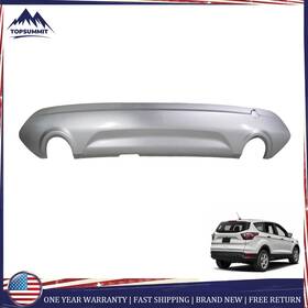 Tomm46696t Munirater Rear Lower Bumper Cover Trim New Fo Ford Escaper 2013-2019 Se/s Sport Silver