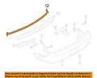 5r3z17d955a Mustang Ford Bumper-upper Rear Oem Cover 05-09
