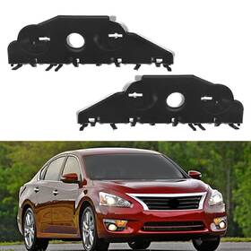 Newyoutube 420012529427 Bumper Bracket Retainer Front Pair Beam Mount Support 2pcs For Altima 2016-2018