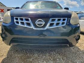 105-50578b Nissan 2012 2013 Rogue Oem Front Bumper Kh3 Super Black Deep Scratches