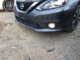 105-60004a Nissan Front Bumper Removable Lower Grille With Fog Lamps Fits 16-19 Sentra 825883