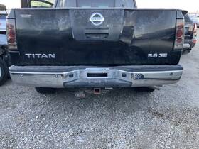 190-50210c Nissan Local Pickup Rear Bumper Chrome With Park Assist Fits 07 Titan 1306867