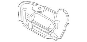 284g8-5zw0a Nissan Genuine Splash Guard