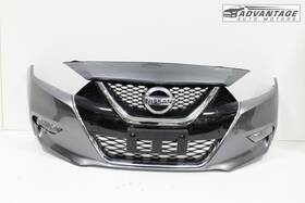 62022-4rb1h Nissan 2016-2018 Maxima Front Bumper Cover Panel Gray Metallic Oem