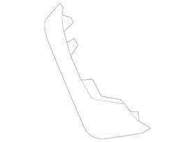62074-4fu0a Nissan Genuine Bumper Trim
