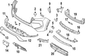 62090-6rz0a Nissan Genuine Upper Absorber