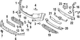 62090-6ta0b Nissan Genuine Upper Absorber