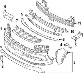 62090-7lg0a Nissan Genuine Energy Absorber