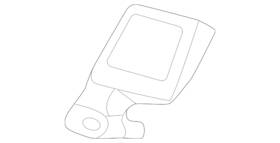 Nissan 62092-6gp0a Genuine Bumper Impact Absorber
