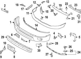 62222-ez40c Nissan Genuine Side Bracket