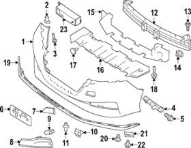 62224-5sk0a Nissan Genuine Side Retainer