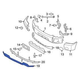 62090zt00a Nissan Oe For Titan 2004-2015 Front Bumper Impact Absorber
