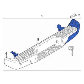 850109bw8b Nissan Oe For Frontier 2023 Rear Bumper