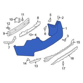 850226cg0h Nissan Oe For Altima 2019-2021 Rear Bumper Cover