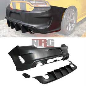 21srt-228r Nrg For 2015-2023 Dodge Charger Srt Style Front Bumper Rear Body Kit