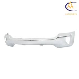 2253720 Nurniacl New For 2016-2018 Silverado 1500 Chrome Front Bumper Face Bar Without Radar Hole