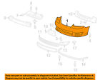 15266276 Oem Gm Cover 06-08 Chevrolet Malibu-bumper