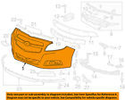 22883320 Oem 2013 Cover Gm Chevrolet Malibu-bumper