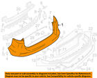 Dm5z17k835aaptm Oem 2013 Rear Cover Bumper-bumper Ford -max