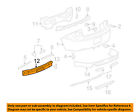 25800854 Oem Gm Bar Rear Bumper-impact