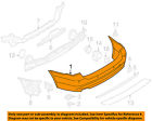 51127312732 Oem Rear 12-13 Bmw Bumper-bumper 335i Cover