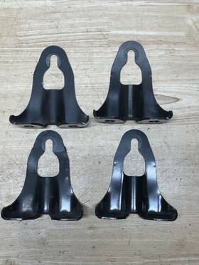 68277460ab Oem 2018-2022 Jeep Wrangler Jl Front Bumper Tow Hook Reinforcement Bracket Set