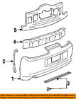 5215914908 Oem 93-98 Rear Supra Cover Bumper-bumper Toyota