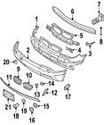 51113400897 Oem Bmw Bumper Genuine Cover