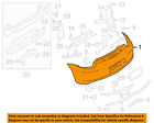 98150502022 Oem Bumper-bumper 13-14 Cover Boxster Porsche Rear