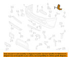 1638803314 Oem Bumper-upper Mercedes-benz Bracket Left Front Ml500 Mercedes