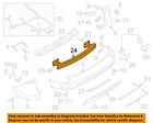 Cj5z17906a Oem 13-14 Escape Bumper-reinforcement Rear Ford