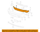 15174444 Oem Front Bar Bumper-impact Gm