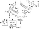 5202102060 Oem Genuine Factory Original Reinforcement Toyota