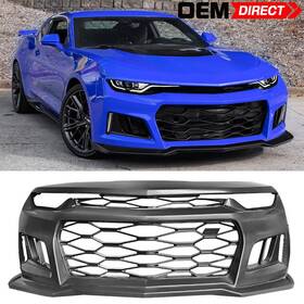 Oed-bkp-cc16zl1-pp Oemdirect 840217304450 For 19-24 Chevy Camaro Unpainted Front Bumper Cover Conversion Pp - Zl1 Style