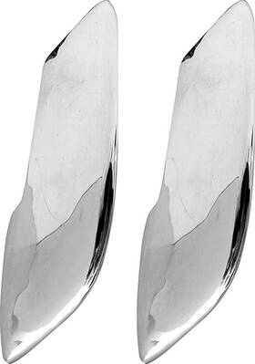 B1715 Oer Authorized 1966 Impala Bel Air Biscayne Caprice Front Bumper Guards Pair