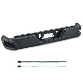 84564760 Omt Anti-collision Black Rear Bumper For 2019-2024 Chevy Silverado Gmc Sierra