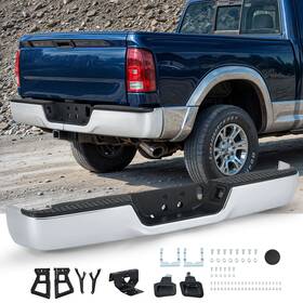 Ch1102379 Omt New Chrome Rear Bumper Assembly For 2013-2018 Ram 2500 And 13-18 3500