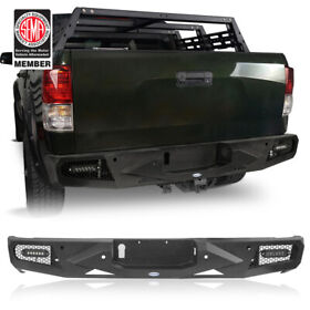 Bxg.5210 One-piece Structure Rear Bumper With License Plate Light For Toyota Tundra 07-13